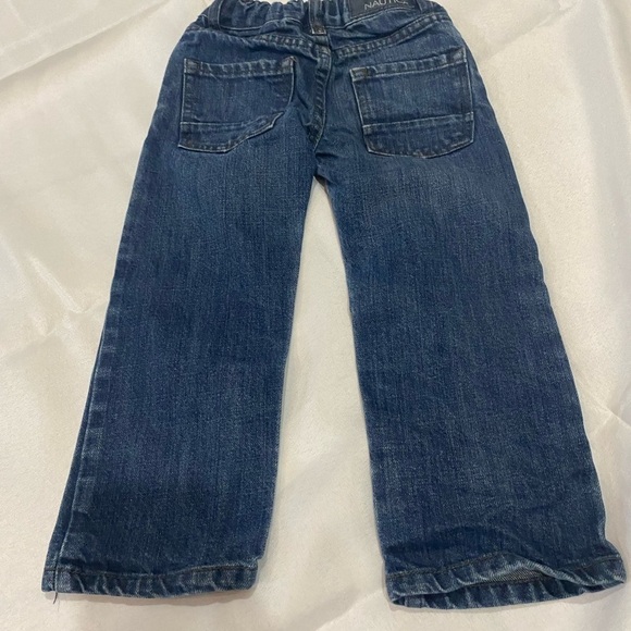 Nautica Toddler Boy Dark Jeans Size 2T expandable waist - Picture 2 of 5